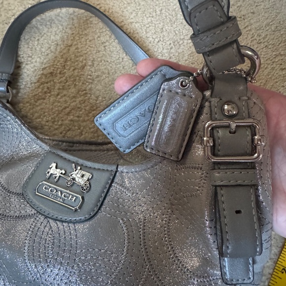 Coach Madison Maggie Hobo - Silver - Picture 7 of 14